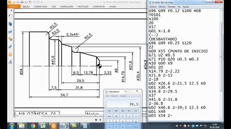 ejemplos de programacion cnc torno|programas cnc ejemplos.